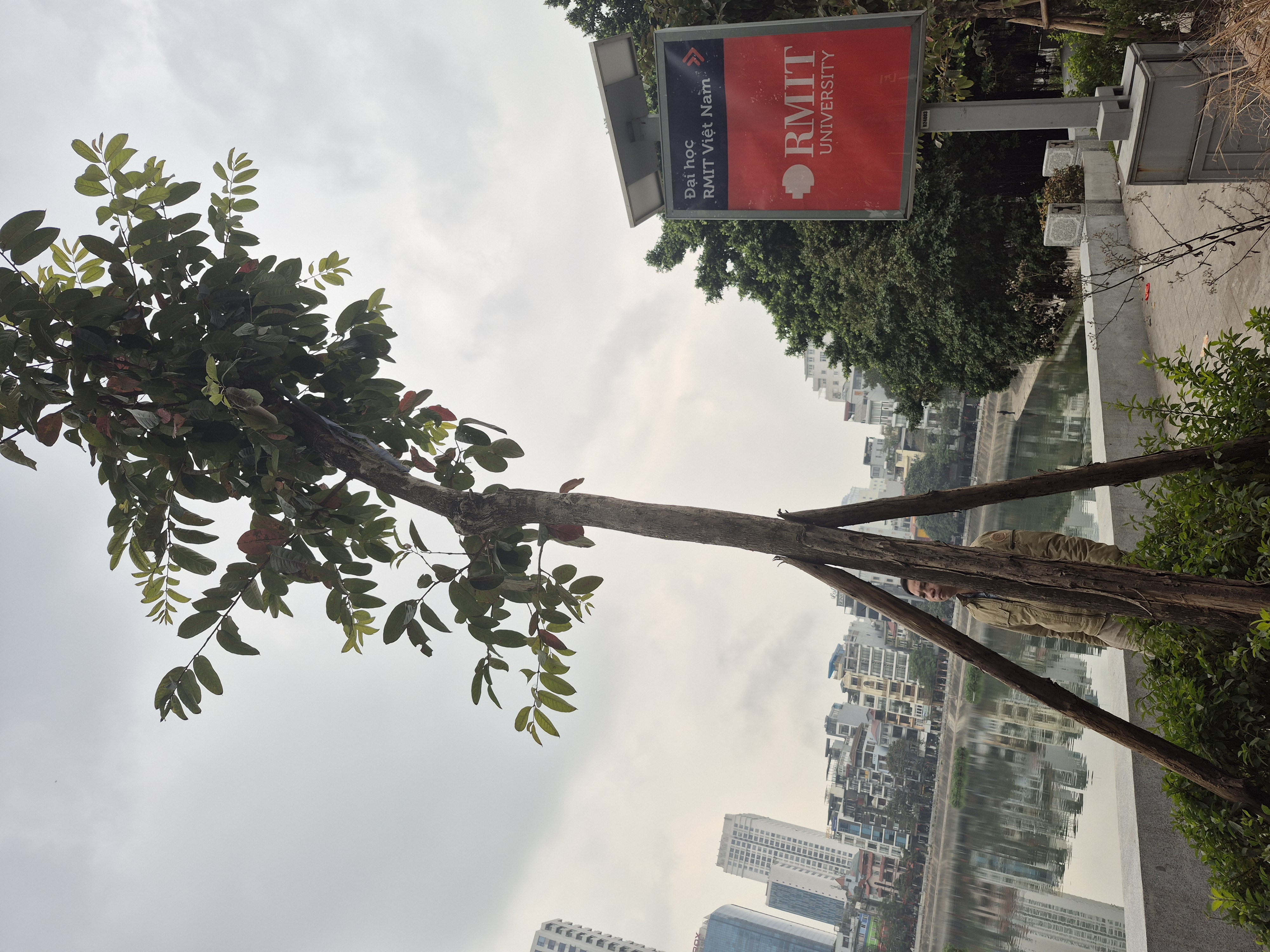 Ngoc Khanh Lake near Kim Ma Hanoi Kim Ma Street international area in Ba Dinh Hanoi